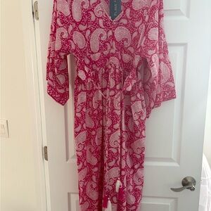 La Plage Pink Paisley Dress